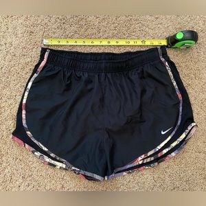 Women’s black Nike running shorts, size L